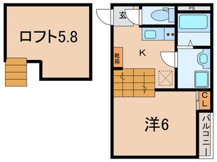 ハーモニーテラス露橋Ⅱの物件間取画像